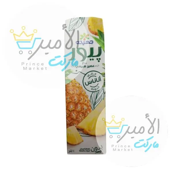 عصير جهينة بيور بدون سكر اناناس1لتر