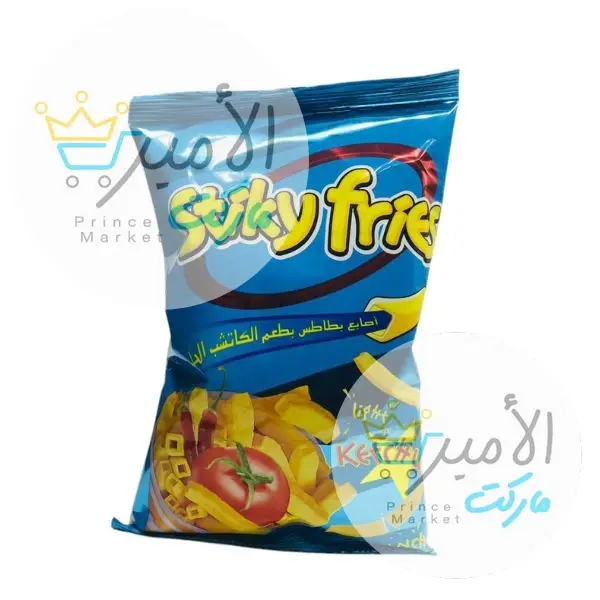 اصابع بطاطس بطعم الكاتشب ستيكي فرايز 70 جم