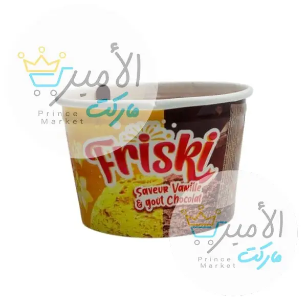 ايس كريم اسكيمو فريسكي كوب  شوكولاتة و فانيليا 80 مل