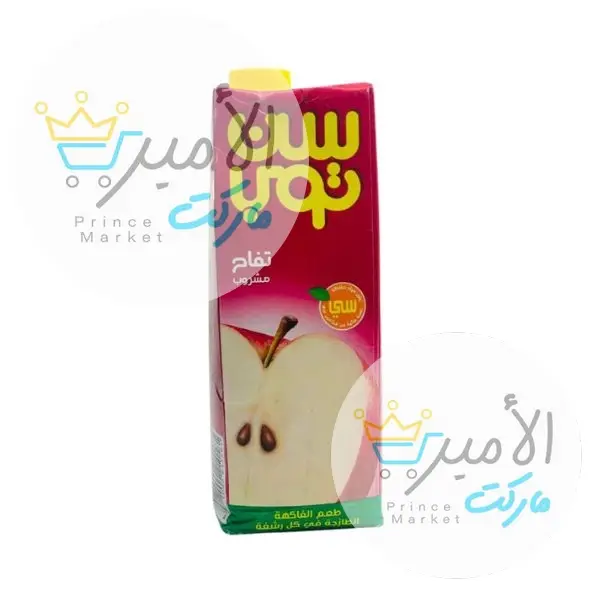 عصير سن توب تفاح سعودي 1 لتر