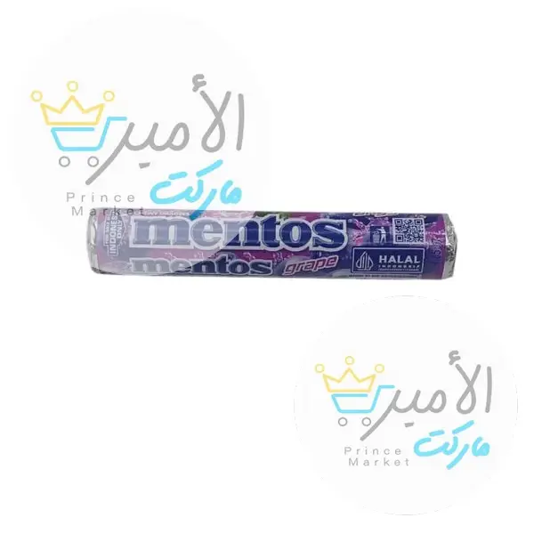 حلوى العنب و النعناع مينتوس 28 جم