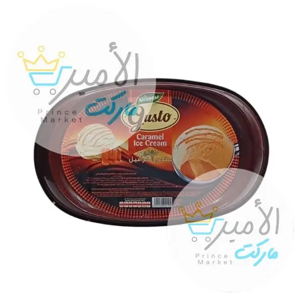 ايس كريم قوستو النسيم عائلي كراميل 1 لتر