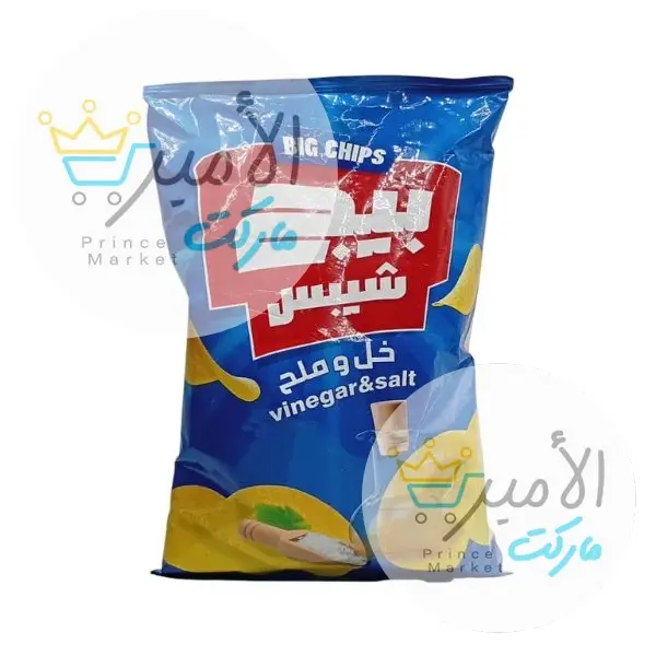 شيبس بيج بنكهة خل وملح 85 جم