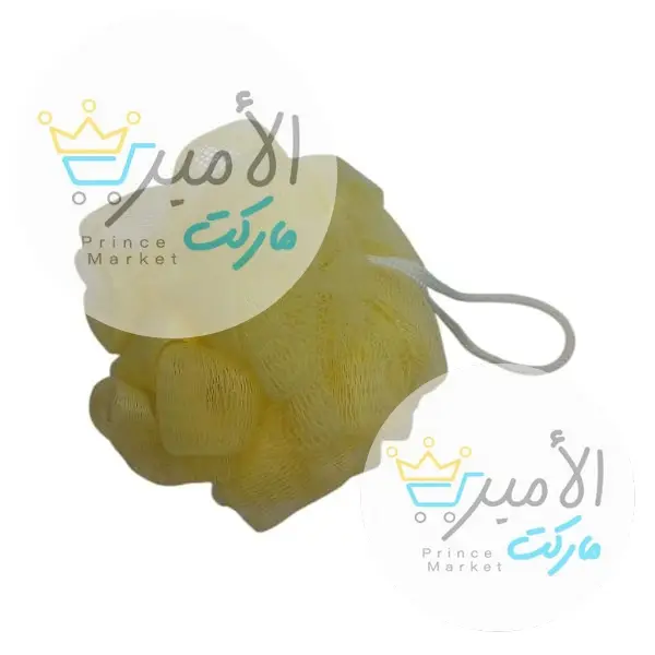 ليفة بلاستيك وردة ملونة