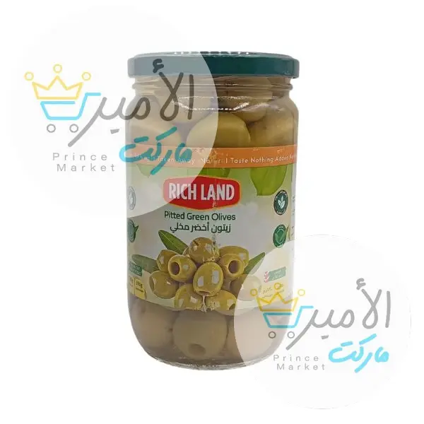 زيتون اخضر مخلي ريتش لاند 720 جم