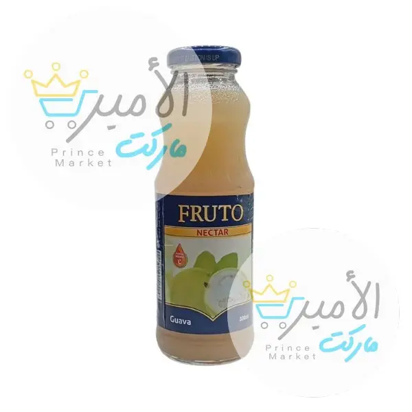 عصير جوافة فروتو زجاج 300 مل
