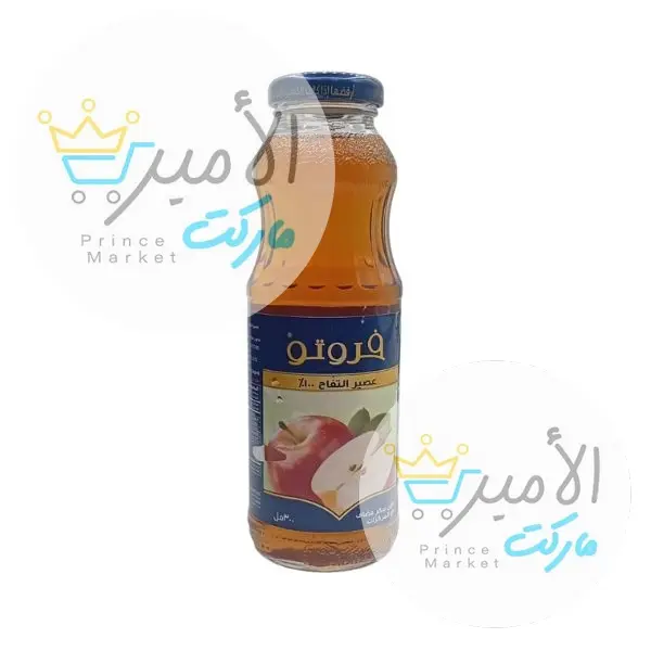 عصير التفاح فروتو زجاج 300 مل