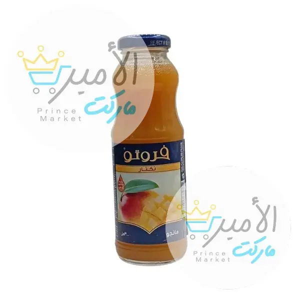 عصير مانجو فروتو زجاج 300 مل