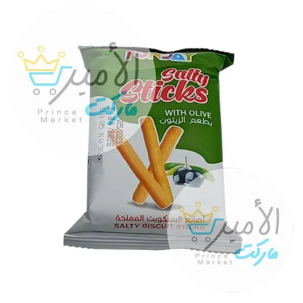 اصابع بسكويت بالزيتون فن داي 36 جم