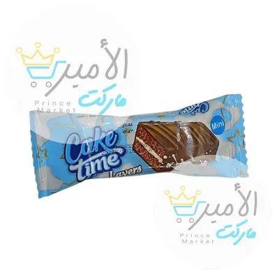 كيكة محشو بكريم الحليب كيك تايم ميني ليرز 20 جم