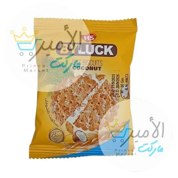 بسكويت بالشوفان و جوز الهند باي لاك 30 جم