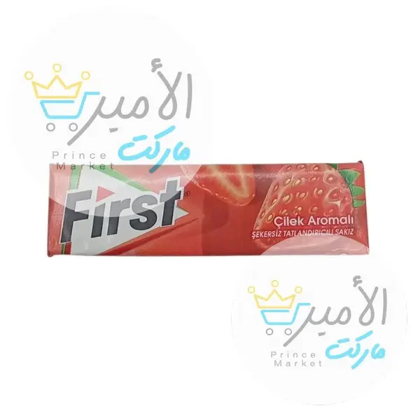 علكة بنكهة الفراولة فيرست 13.5 جم
