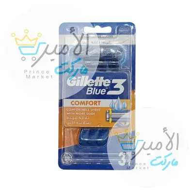 شفرات حلاقة جيليت رجالي بلو 3 +3