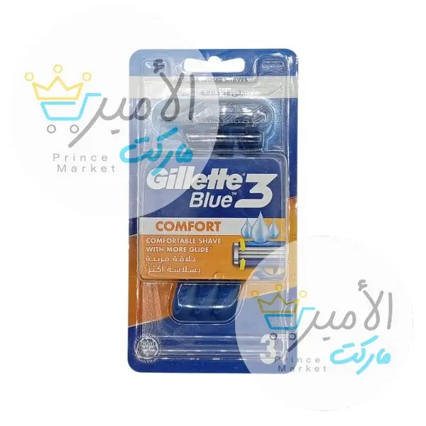 شفرات حلاقة جيليت رجالي بلو 3 +3