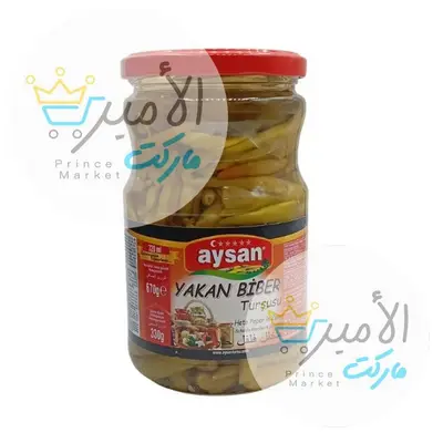 مخلل الفلفل الحار ايسان 670 جم
