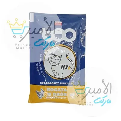 طعام قطط بنكهة الدواجن تيو 85 جم