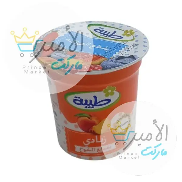 زبادي طيبة بقطع الخوخ 110 جم