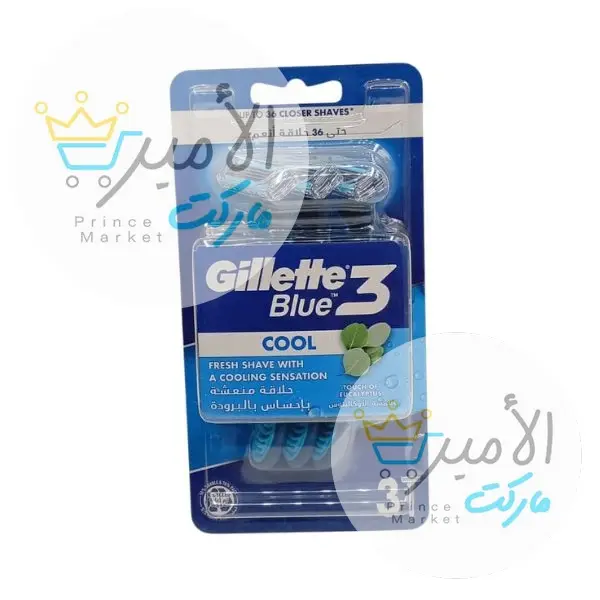 امواس حلاقة جيليت بلو ثري *3