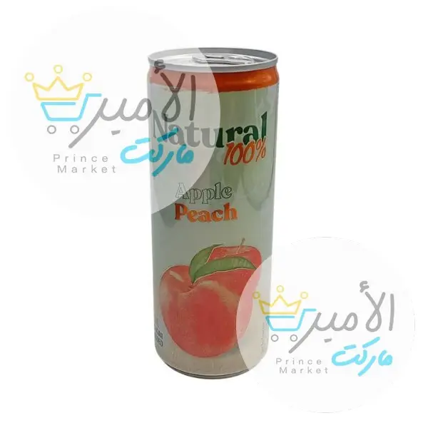 عصير التفاح والخوخ ناتورال 250 مل