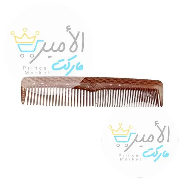 مشط شعر بلاستيك شريط ملون