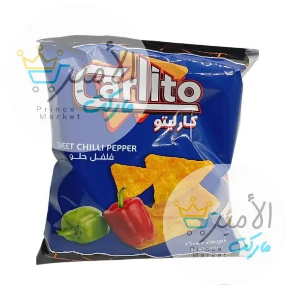 شيبسي بطعم الفلفل الحلو كارليتو 30جم