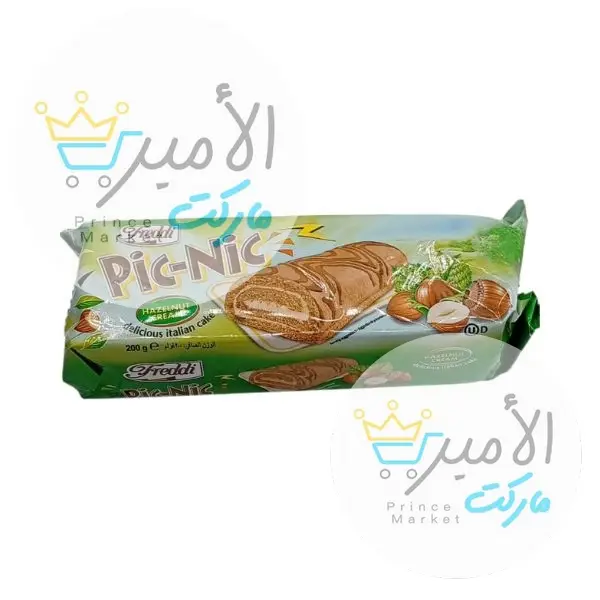 كيكة سويس رول بكريمة البندق بك نك 200 جم