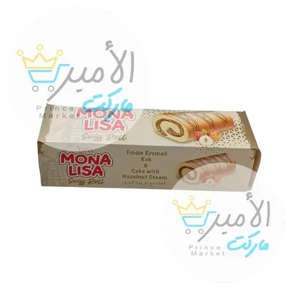 كيكة سويس رول بكريمة البندق موناليزا 270 جم