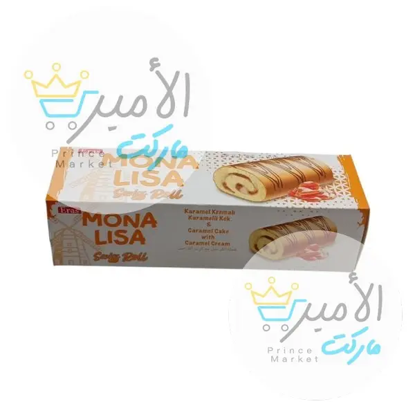 كيكة سويس رول بكريمة الكراميل موناليزا 270 جم