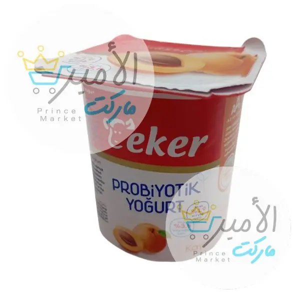 زبادي بنكهة الخوخ اكير 100 جم