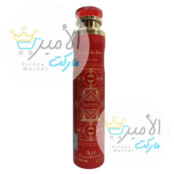 معطر جو بديع العود من لطافة 300 مل / احمر