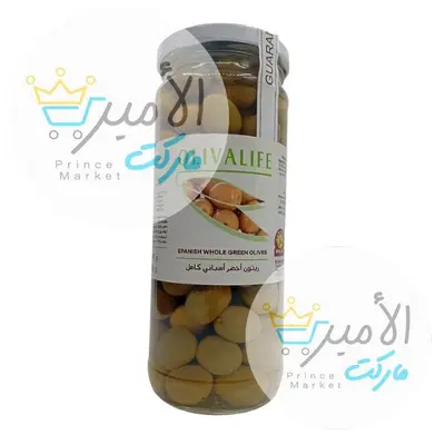 زيتون اخضر اسباني كامل 440 جم