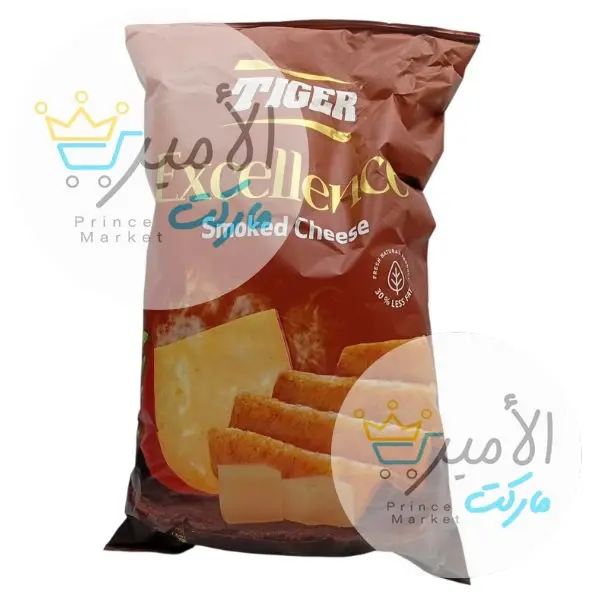 شبسي تايجر اكسلنس جبنة مدخنة 105 جم