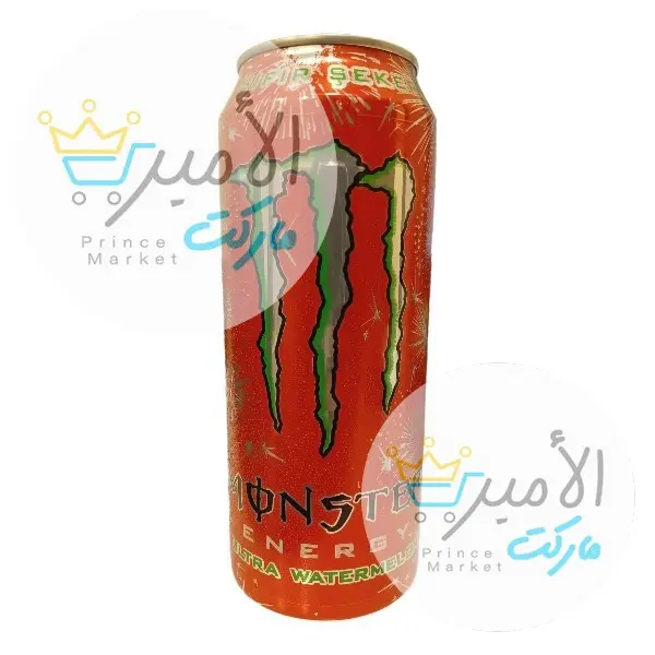 مشروب طاقة مونستر انرجي احمر بطيخ 500 مل