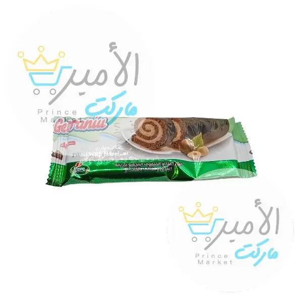 كيكة سويس رول بكريمة البندق جرانيو 20 جم