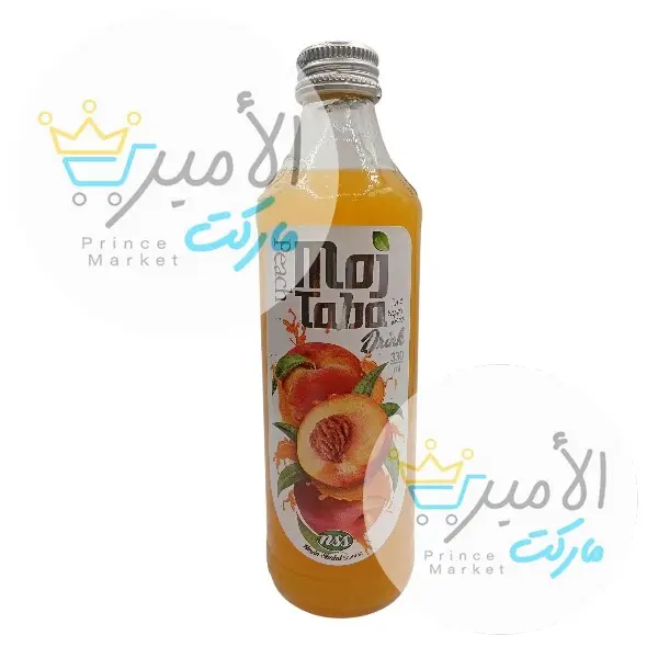 عصير خوخ زجاج مجتبى 330 مل