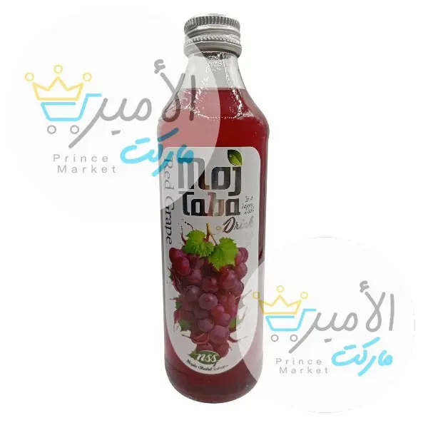عصير عنب احمر زجاج مجتبى 330 مل