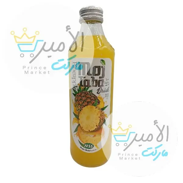 عصير اناناس زجاج مجتبى 330 مل