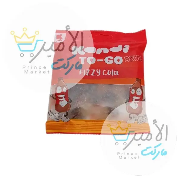 جيلي بنكهة  الكولا غازية كاندي 80 جم