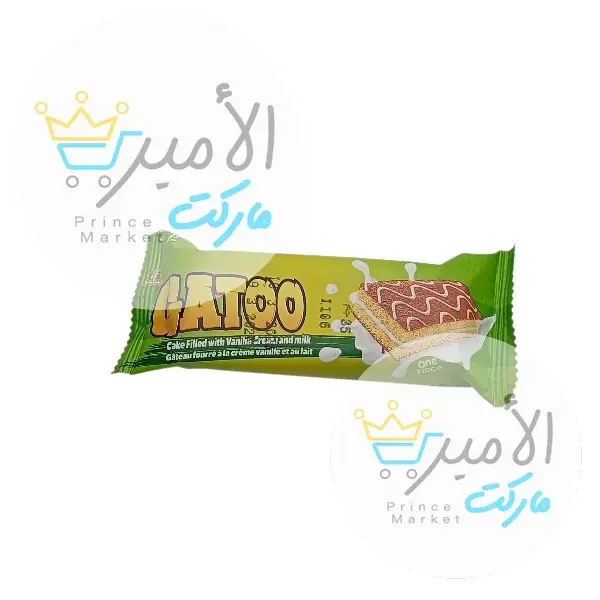كيكة الكاكاو محشو بكريمة بالفانيليا كرينت الحليب جاتوو 35 جم