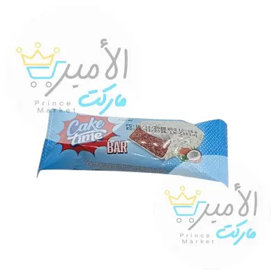 كيكة محشو بكريم جوز الهند كيك تايم ميني بار 20 جم