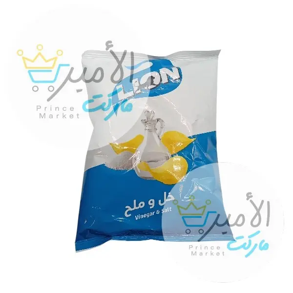 شبس بطعم الخل و ملح ليون 40 جم