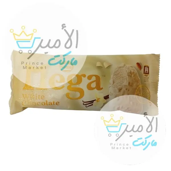 ايس كريم اوروبي ميجا شوكولاتة بيضاء عود 85 مل
