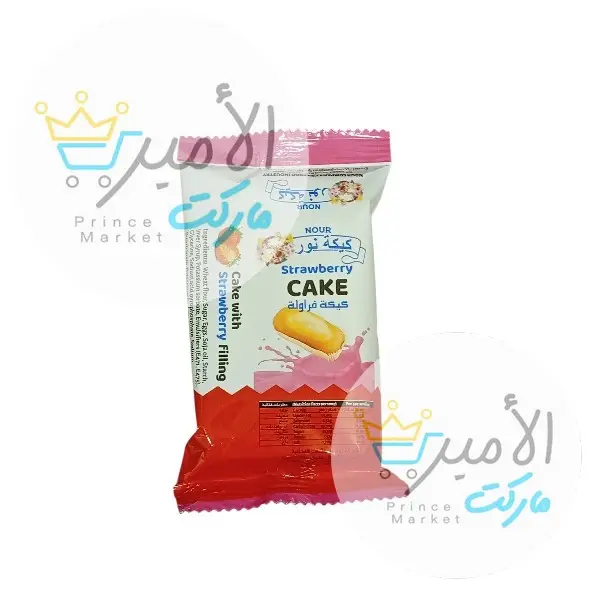 كيكة نور فراولة 35 جم *24