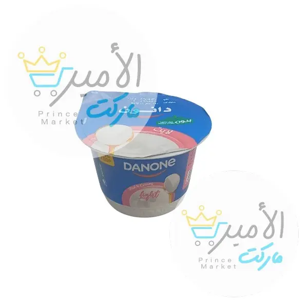 زبادي دانون طبيعي لايت 150جم
