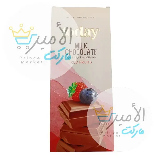 شوكولاتة حليب بالفواكه الحمراء تودي 150 جم