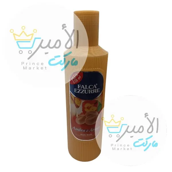 شامبو جسم ازوري العنبر و الارجان تركي 750 مل