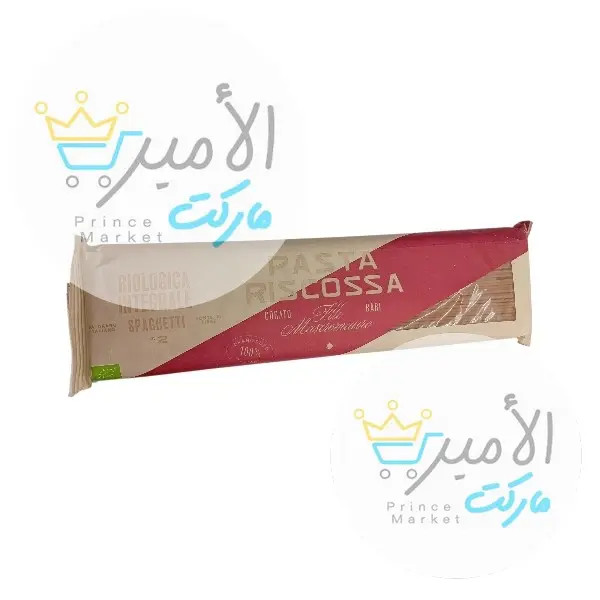 مكرونة عضوية قمح كامل سباقيتي 2 ريسكوزا ايطالية 500 جم