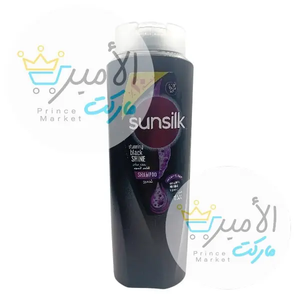 شامبو صانسيلك اسود 600 مل