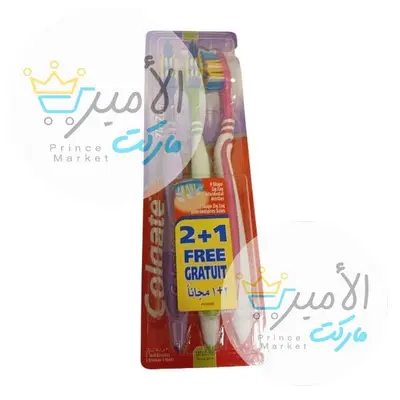 فرشة اسنان زقزاق ثلاثية كولجيت