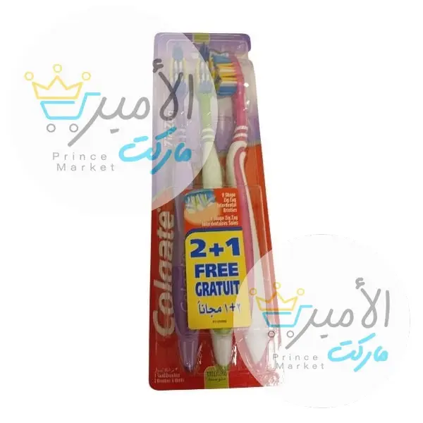فرشة اسنان زقزاق ثلاثية كولجيت